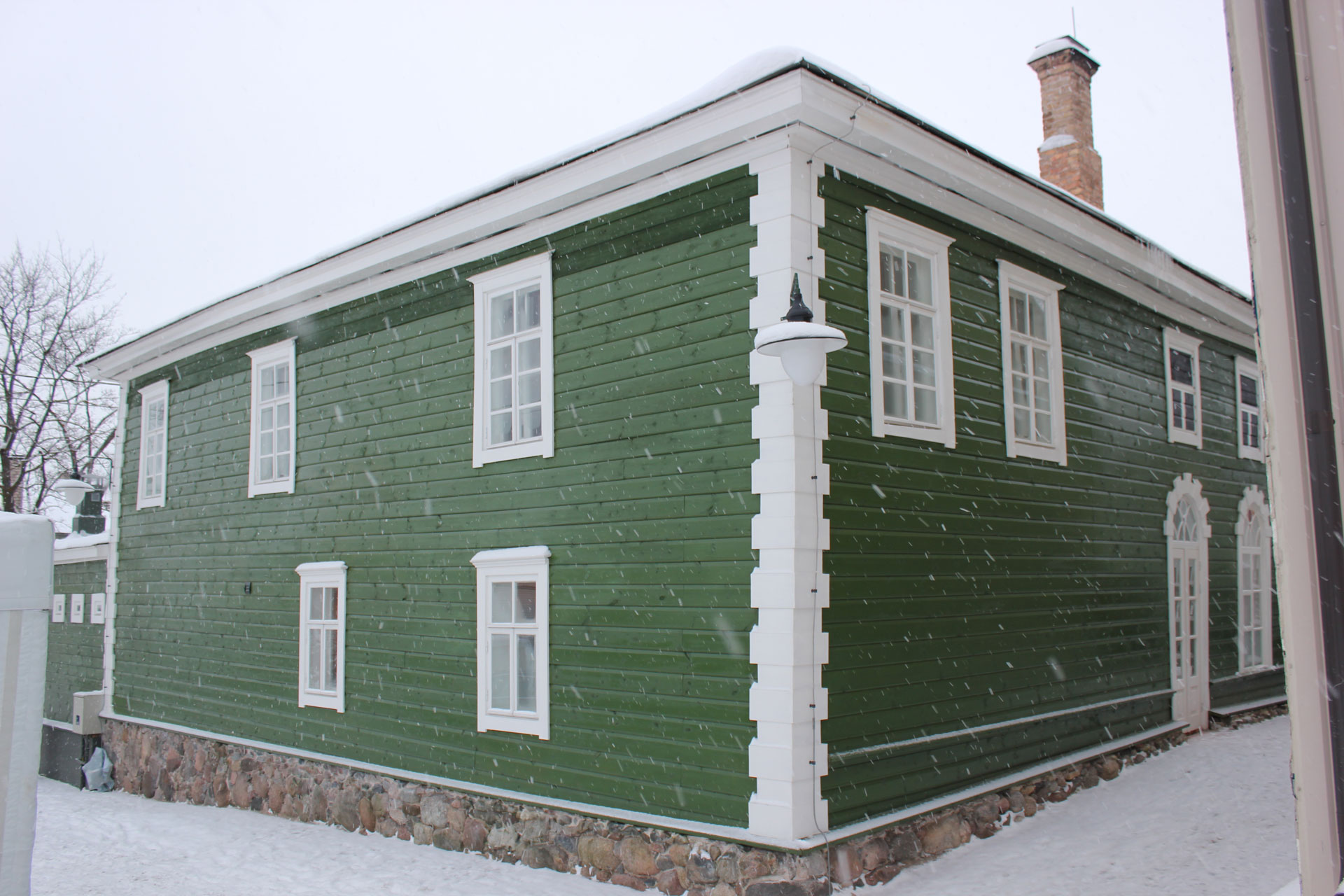 ETTER: Den grønne synagogen i januar 2016. Foto: Turid Årsheim Riksantikvaren