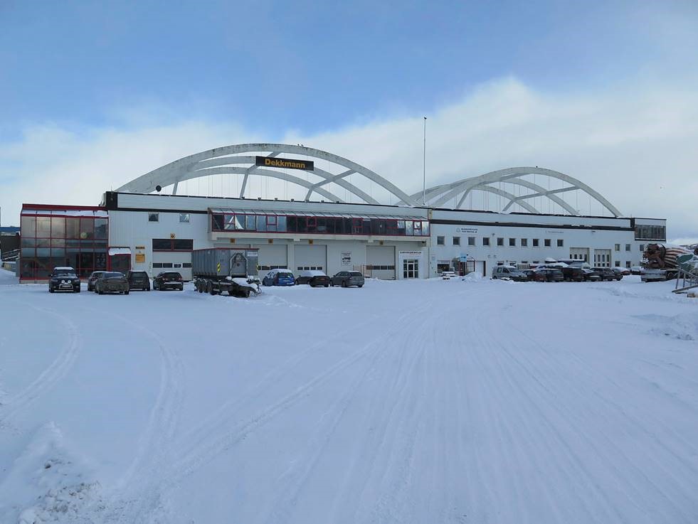 Bilde av Hangaren på Skattøra. Foto: Troms fylkeskommune