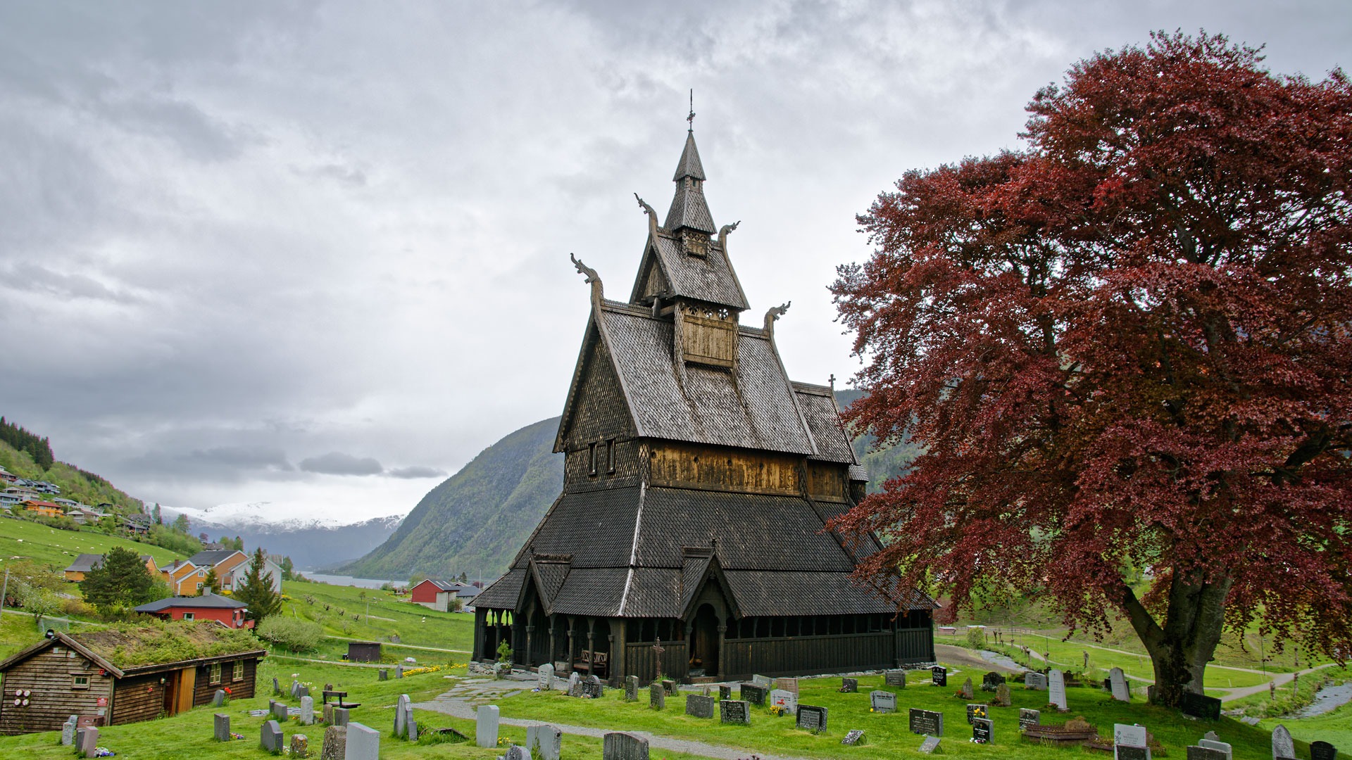 Hopperstad stave church after the renovation through the Conservation programme for stave churches. Photo: Dagfinn Rasmussen, the Directorate of Cultural Heritage