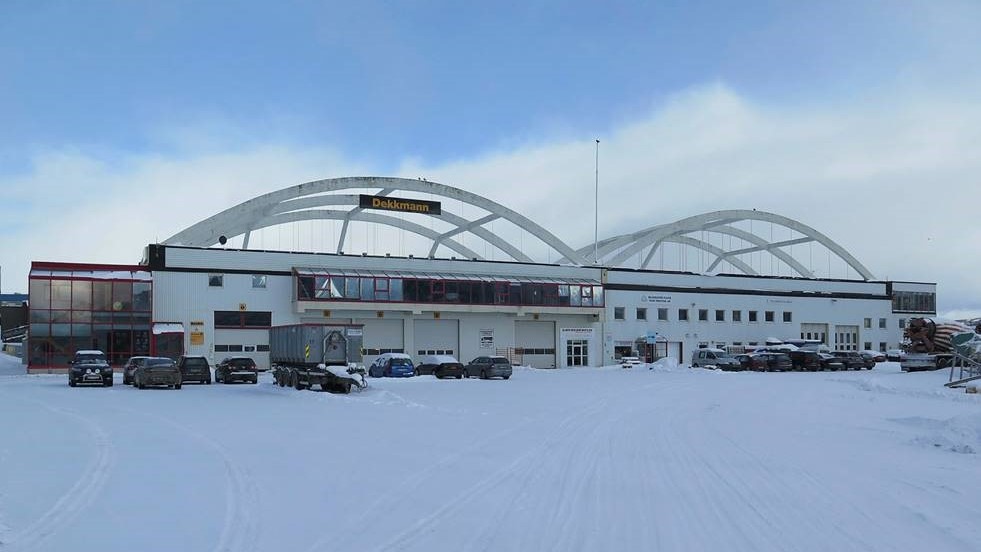 Hangaren på tidligere Skattøra sjøflystasjon. Foto: Troms fylkeskommune