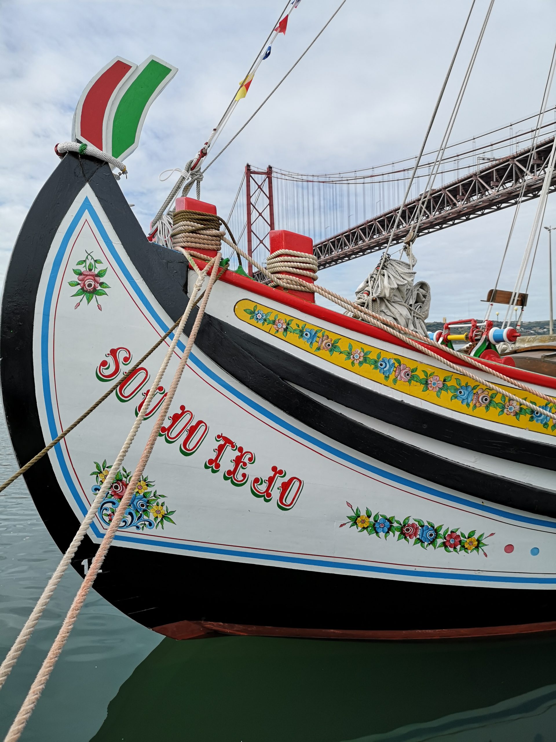 En restaurert portugisisk båt