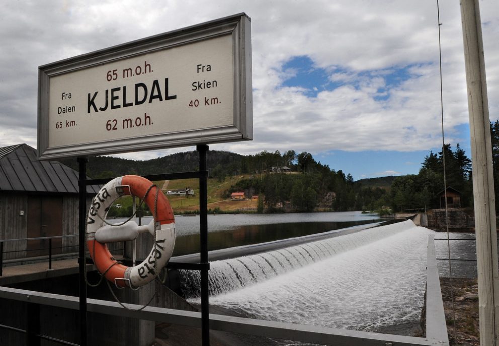 Bilde av kjeldal sluse. Foto: Ole Bjørn Ulsnæs