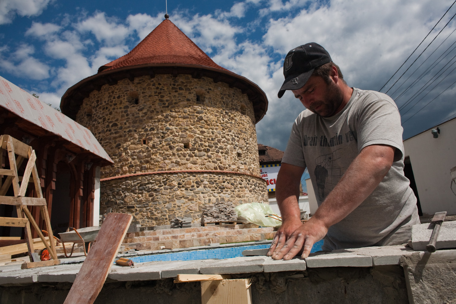 Bildet viser Restaurering og revitalisering av Slaktertårnet i Baia Mare, Maramures, Romania. Foto: Bogdan Croitoru