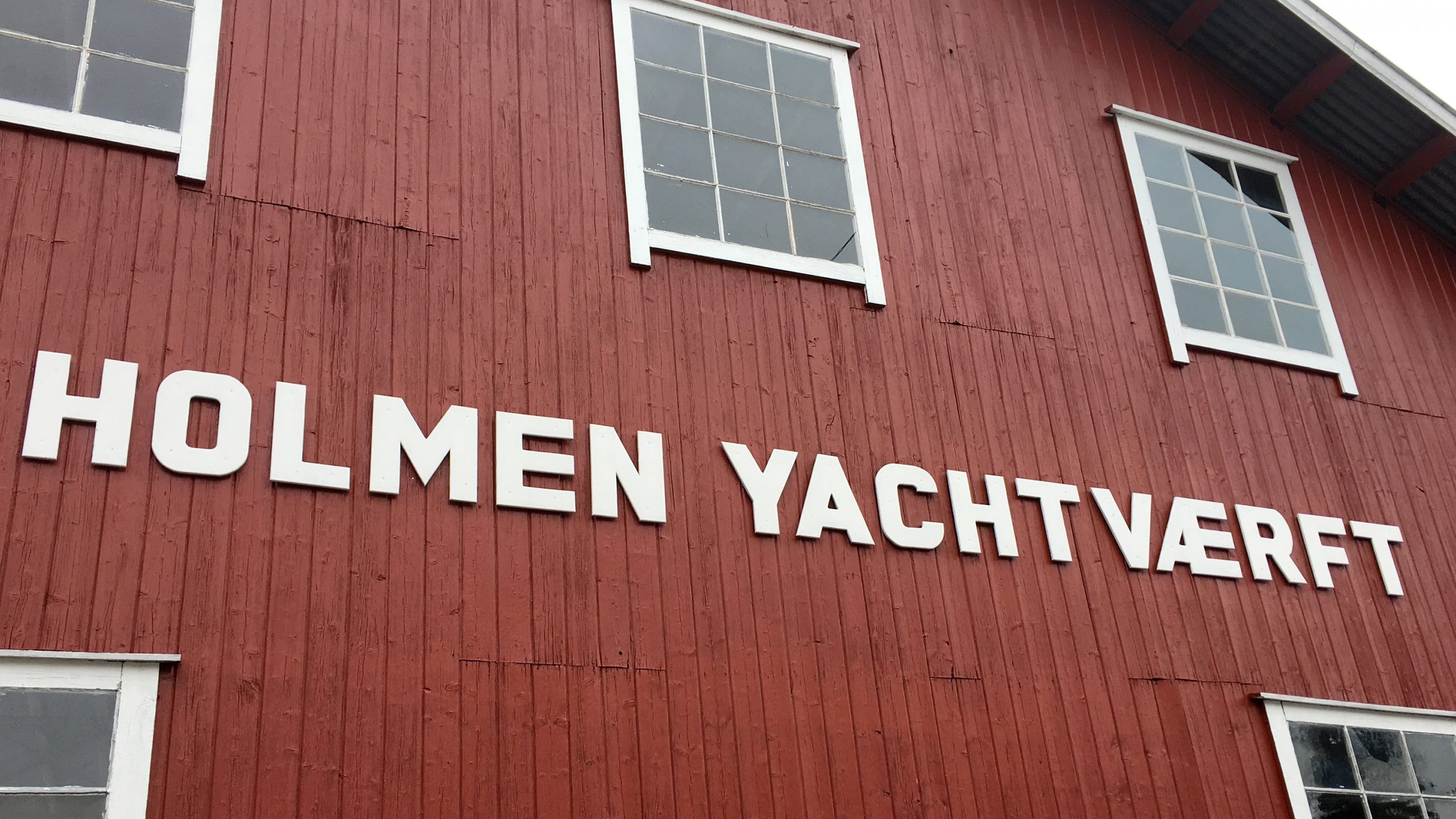 Bilde av Holmen Yachtværft som ble etablert i 1918. Fotografert av Karen Thommesen, Riksantikvaren