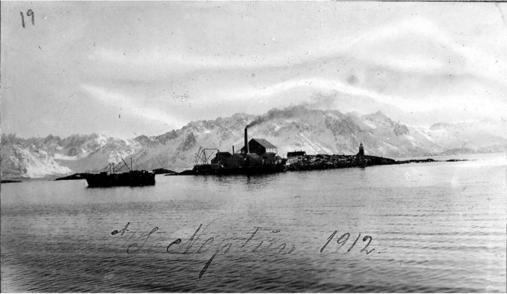 Bilde av Neptun Sildoljefabrikk. fotoet er lånt av Museum Nord