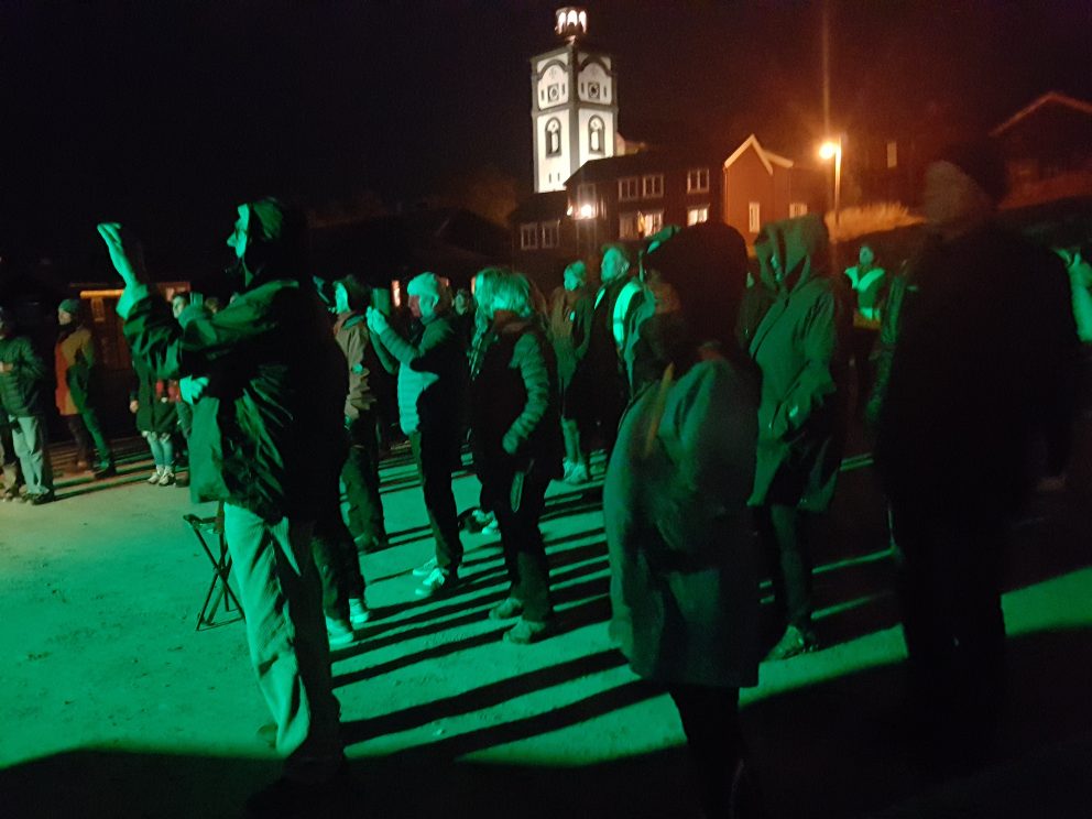 Bilde av Åpningen av verdensarvsenteret ble markert med folkefest i bergstaden fredag kveld. Foto: Jostein Løvdal, Riksantikvaren