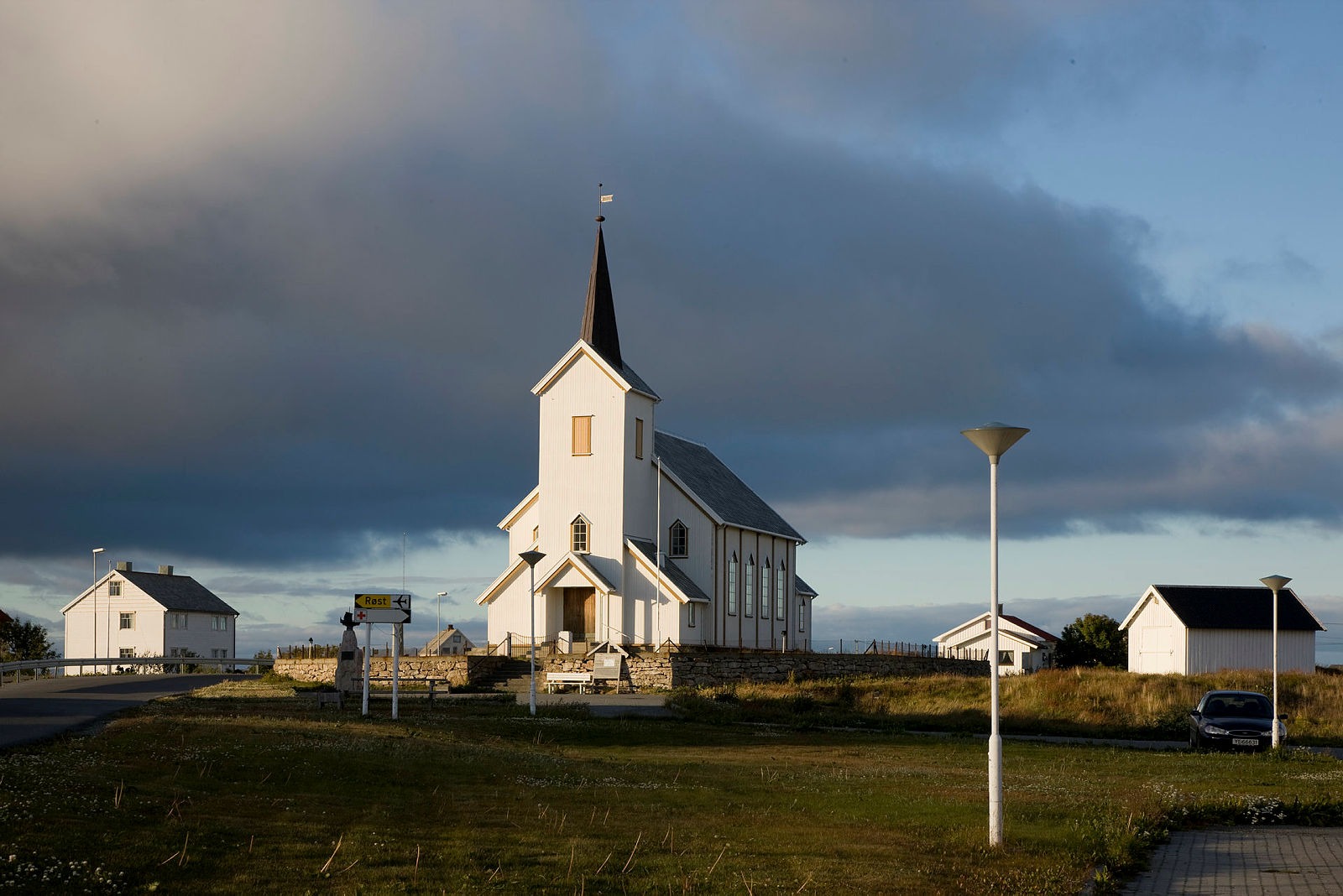 Olsok – Olav den hellige i alterskapet i Røst kirke - Riksantikvaren