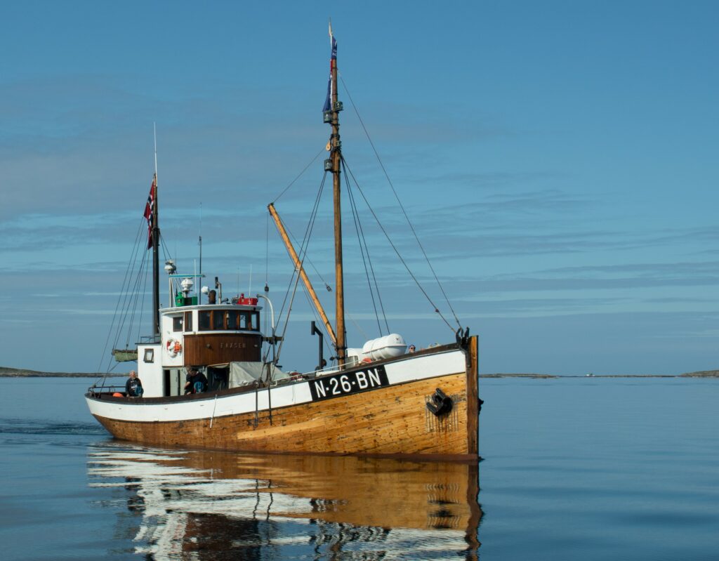 Verneflåten: Faxsen fra Nordland på vannet.