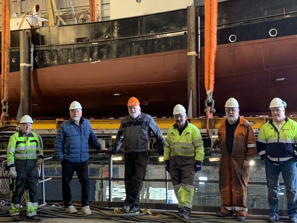 Verneflåten: Dugnadsgjengen for MS Atløy.