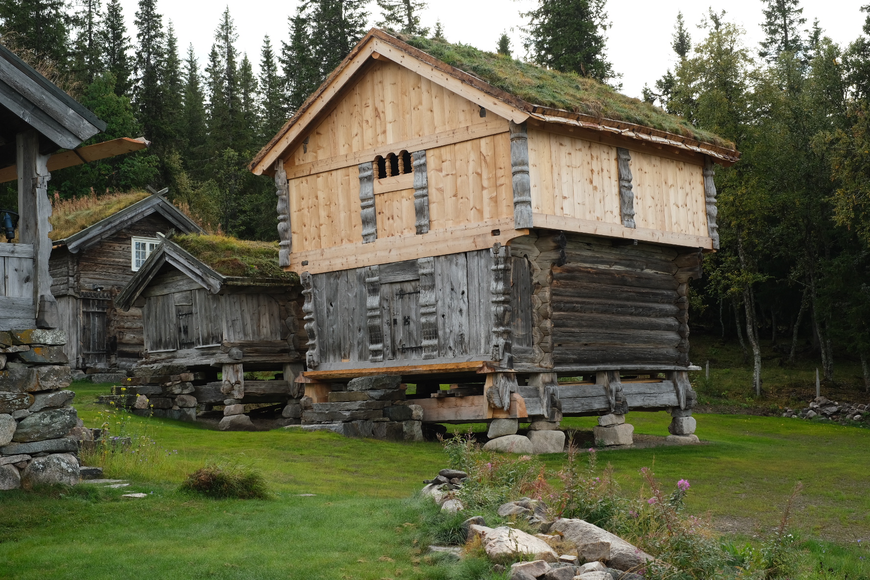 Bilde av loftet på Steingardskroken på Rauland i Telemark ut etter at det ble satt i stand.