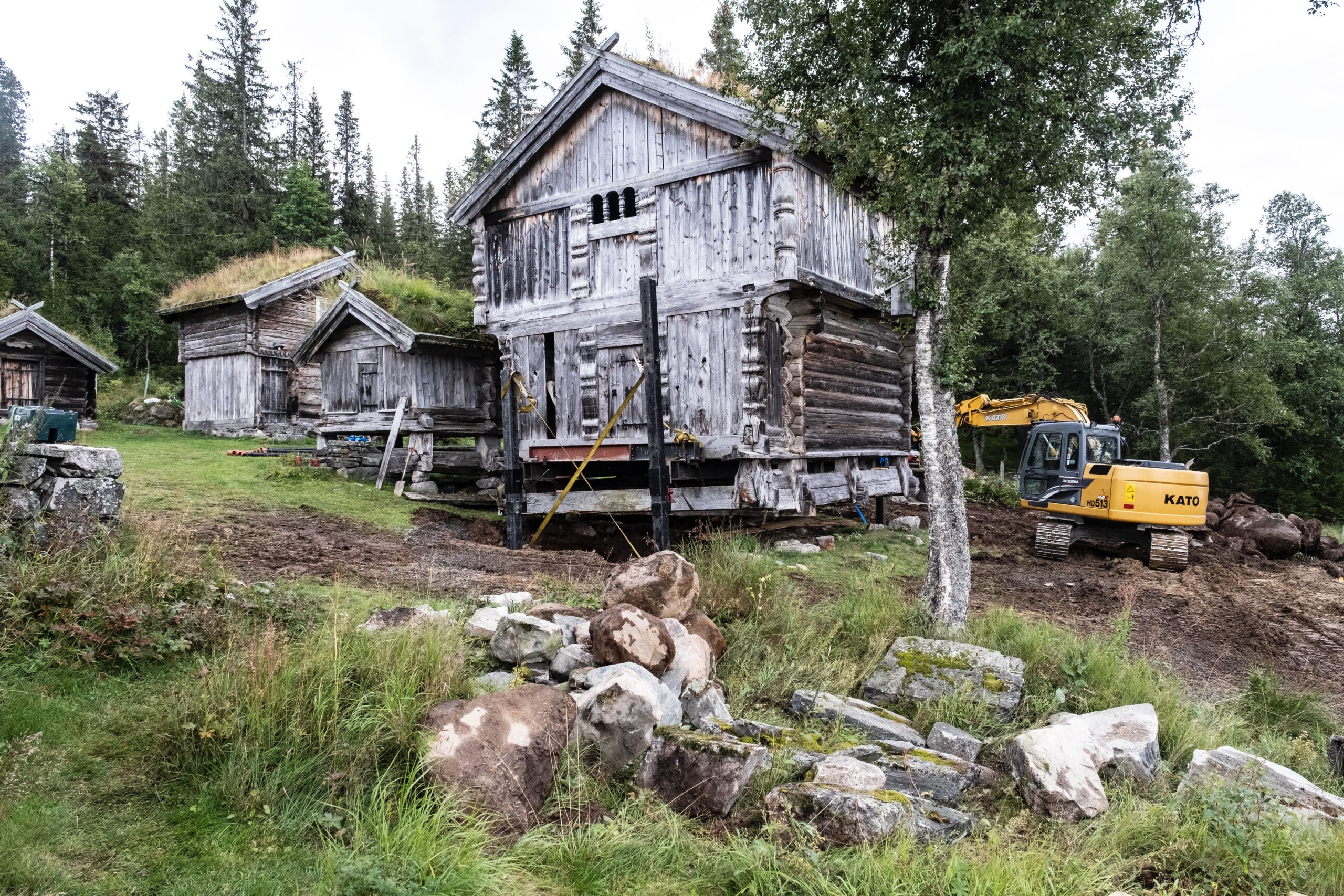 Istandsetting av middelalderloft i Telemark.