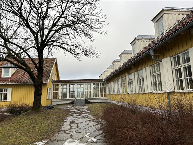 Nærbildene av bygg i Sinsenveien 76 i Oslo.